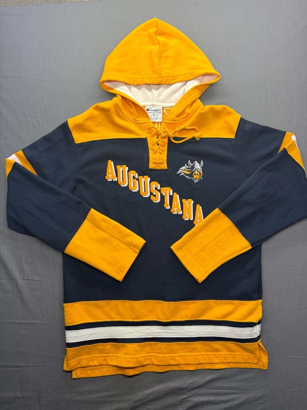 Champion Augustana Vikings Lace-Up Hockey Style Hoodie